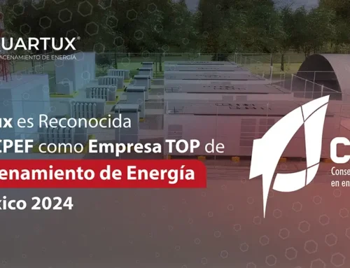 CPEF reconoce a Quartux como empresa TOP de almacenamiento de energía en México 2024